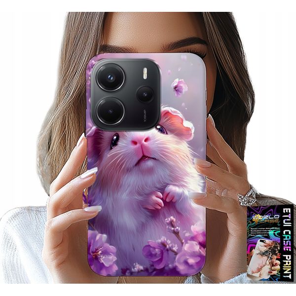 Cover Per Xiaomi Note 14 4G - Simpatici Disegni Di Criceti E Roditori Per Bambini-image
