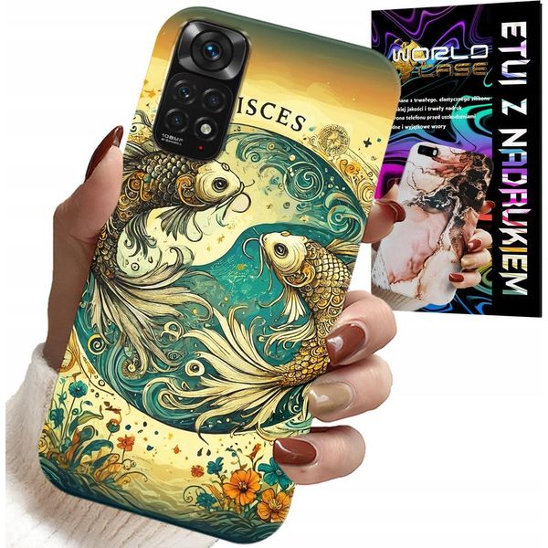 Custodia Per Xiaomi Note 11 Pro - Segno Zodiacale, Pesce + Lamina-image