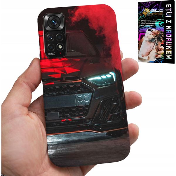 Custodia Per Xiaomi Note 11 / 11S - Auto Sportiva, Ventola Per Auto + Vetro-image