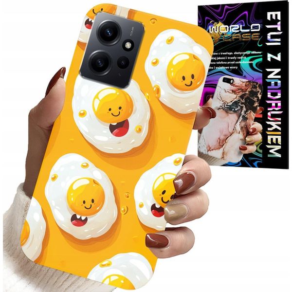 Pouzdro Pro Xiaomi Note 12 4G - Dolce Uovo Sorridente Caso + FóLie-image