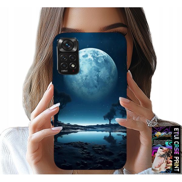 Custodia Per Xiaomi Note 11 / 11S - Custodia Luna Piena + Pellicola-image