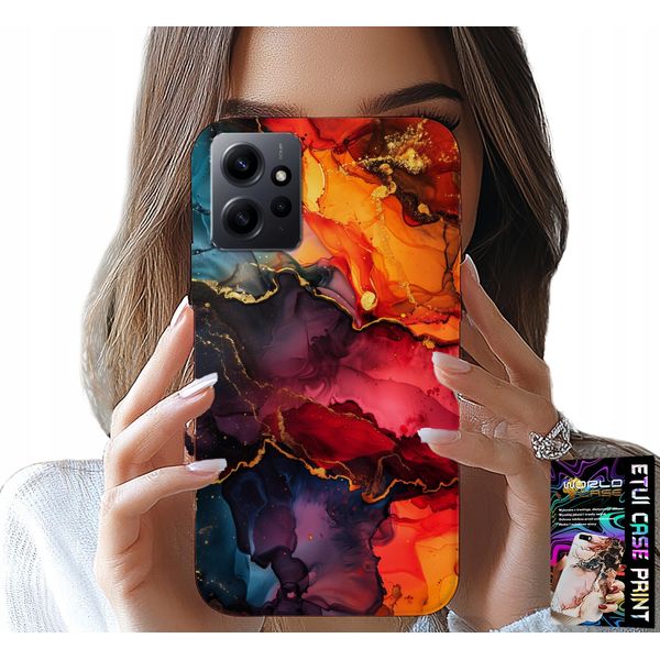 Custodia Per Xiaomi Note 12 4G - Motivi In Pietra, Custodia + Vetro-image