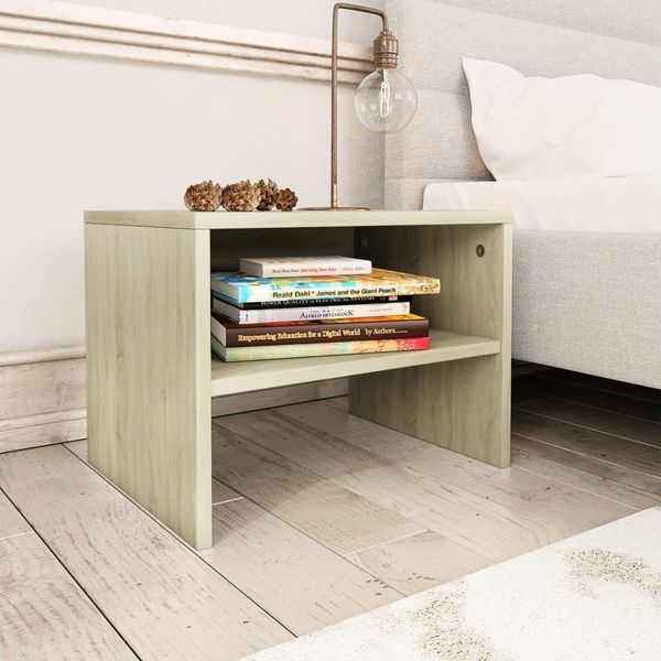 Maison Exclusive - Comodino In Rovere Sonoma 40X30X30 Cm Materiale Ligneo-image