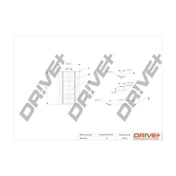 Dr!Ve+ DP1110.11.0111 - Filtro Olio Oe 26330 3C300 Per I20 (Pb), I20 (Gb, Ib), I30 (Fd), I30 (Gd), Accent Iv (Rb), Elantra (Hd), Genesis, Grandeur (Tg), I40 (Vf), Ix20 (Jc), Ix35, Ix55, Tucson (Tl), Carens Iii (Un), Carens Iv, Ceed (Jd), Ceed (Ed), Optima (FSGDS6B), Pro Ceed (Ed), Pro Ceed (Jd), Rio Ii (Jb), Rio Iii (Ub), Soul (Am), Soul Ii (Ps), Sportage (Sl), Sportage (Ql, Qle), Venga (Yn)-image