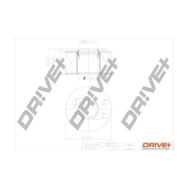 Dr!Ve+ DP1110.10.0253 - Filtro Aria Oe 13 71 7 503 141 Per Serie 3 (E46)-image