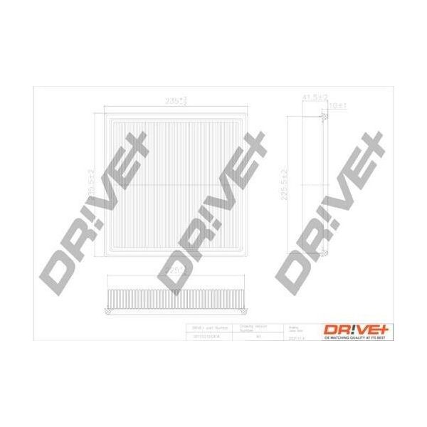 Dr!Ve+ DP1110.10.0418 - Filtro Aria Oe 13 71 1 247 405 Per Serie 3 (E36), Z3 (E36)-image