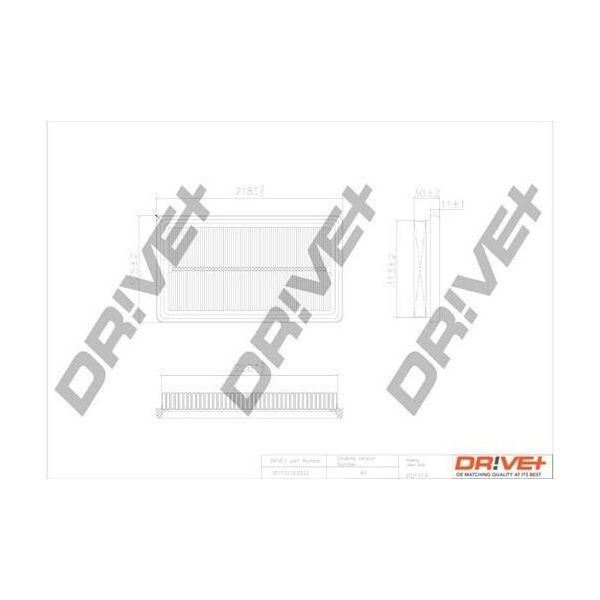 Dr!Ve+ DP1110.10.0322 - Filtro Aria Oe 51885845 Per Panda, 500 (312)-image