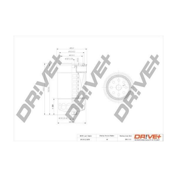 Dr!Ve+ DP1110.13.0279 - Filtro Carburante Oe 319222W000 Per Grand Santa Fe, Santa Fe Iii (Dm), Sorento Ii (Xm)-image