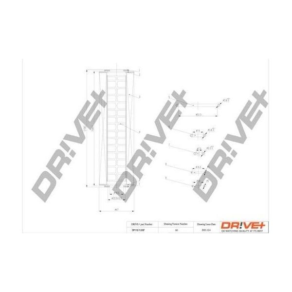 Dr!Ve+ DP1110.11.0187 - Filtro Olio Oe A2711800309 Per Classe C (W204), Classe C (C204), Classe C (S204), Classe E (W212), Classe E (A207), Classe E (C207), Classe E (S212), Slk (R172)-image