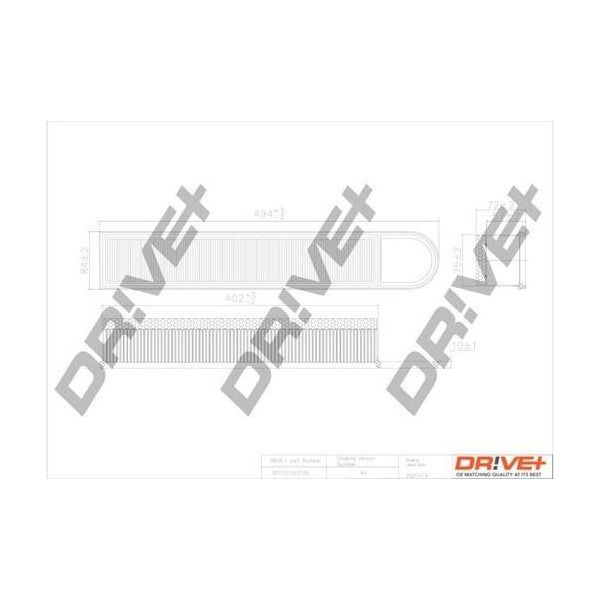 Dr!Ve+ DP1110.10.0159 - Oe 13 71 7 534 825 Filtro Aria Per Berlingo, C3 Ii (Sc), C3 Picasso (Sh), C4 (La), C4 G-Picasso I (Ua), C4 G-Picasso Ii (Da, De), C4 I (Lc), C4 Ii (Nc), C4 Picasso I (Ud), C4 Picasso Ii, DS3, DS4, R56, R57, R55, R60, R58, R61, R59, 2008 I (Cu), 207 (Wa, Wc), 207 Cc (Wd), 207 Sw (Wk), 208 I (Ca, Cc), 3008 (0U), 308 Cc (4B), 308 I, 308 Sw I, 5008 I, 508 (8D), 508 (8E), Partne-image
