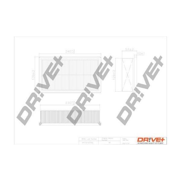 Dr!Ve+ DP1110.10.0142 - Filtro Aria Oe 16 54 605 88R Per Modus (F/JP0), Clio Iii-image