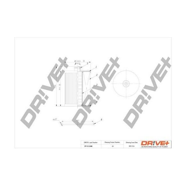 Dr!Ve+ DP1110.13.0086 - Filtro Carburante Oe 30792514 Per XC90 I (275), XC70 (295), V70 Ii (285), S80 Ii (124), S80 I (184), S60 I (384)-image