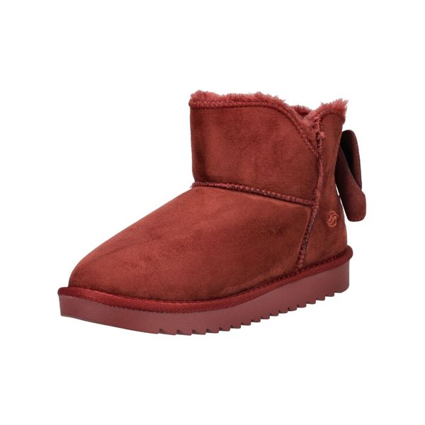 Stiefelette Dockers By Gerli "Dockers By Gerli Stiefelette Lederimitat", Damen, Gr. 41, Dunkelrot, Lederimitat, Schuhe Stiefelette-image