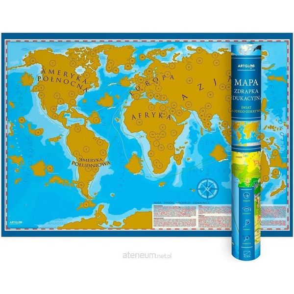 Mappa Da Grattare - Il Mondo Del Giovane Esploratore-image