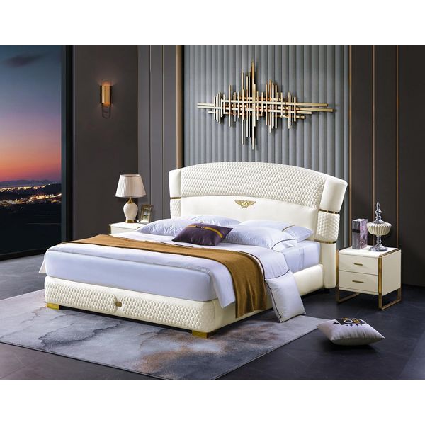 Legno Design Letto Matrimoniale Lusso Matrimonio Moderno Hotel Telaio Letti Camera Da Letto-image