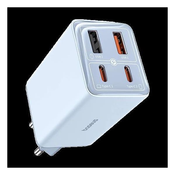 Baseus NetzladegeräT Gan6 Pro 2Xusb-C 2Xusb 65W Blau (P10162701313-00)-image