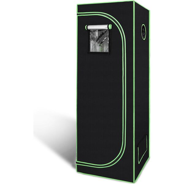 Jayseuw Tenda Da Coltivazione Grow Box Tenda Da Coltivazione 80X80X180 Cm Serra Da Interno Coltivazione Di Piante Ortaggi Erbe Pomodori Cannabis-image