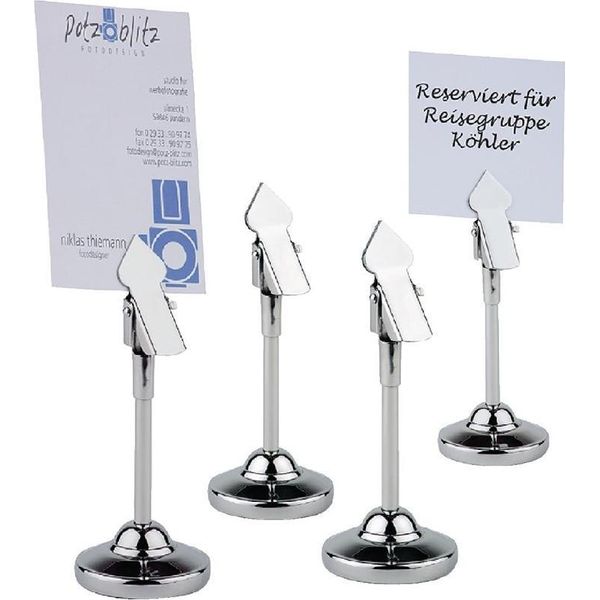Aps Tafelhalter / Schilder / Beschriftungscl Tischkartenhalter, 4Er Set 70-image