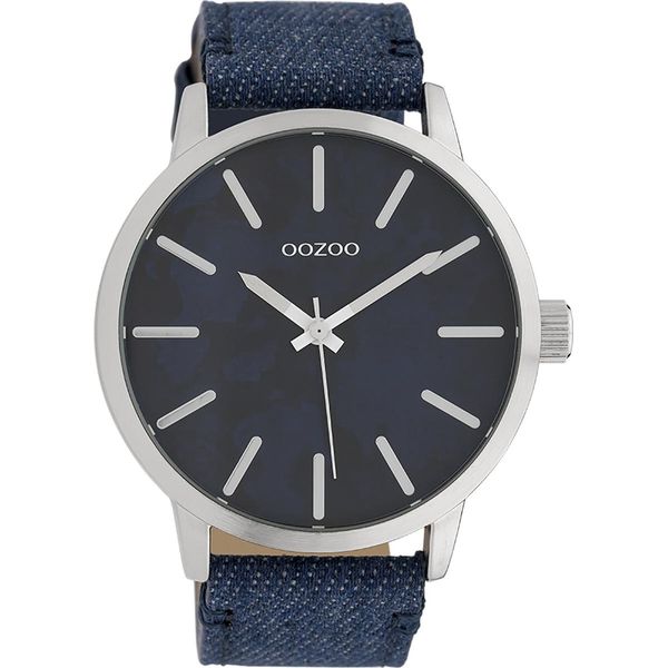 Oozoo Orologio Da Polso Blu Tessile Orologi Donna-Uomo Analogici Al Quarzo UOC10002-image