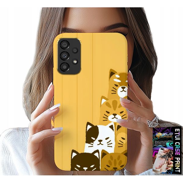 Custodia Per Samsung A52 / A52S - Love Cat, Disegni Con Gatti, Custodia + Vetro-image