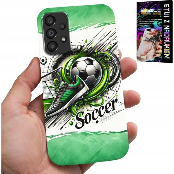 Custodia Per Samsung Galaxy A23 5G - Calcio, Custodia Calcio + Vetro-image