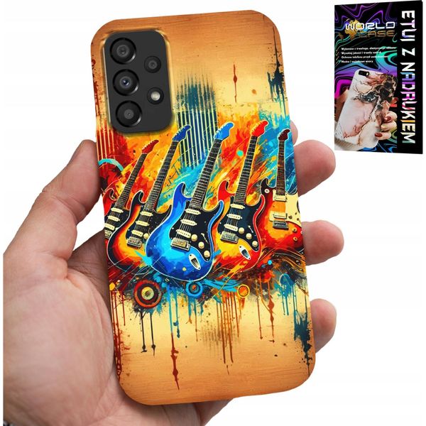 Custodia Per Samsung Galaxy A53 5G - Chitarra Elettrica, Rock And Roll, Metal-image