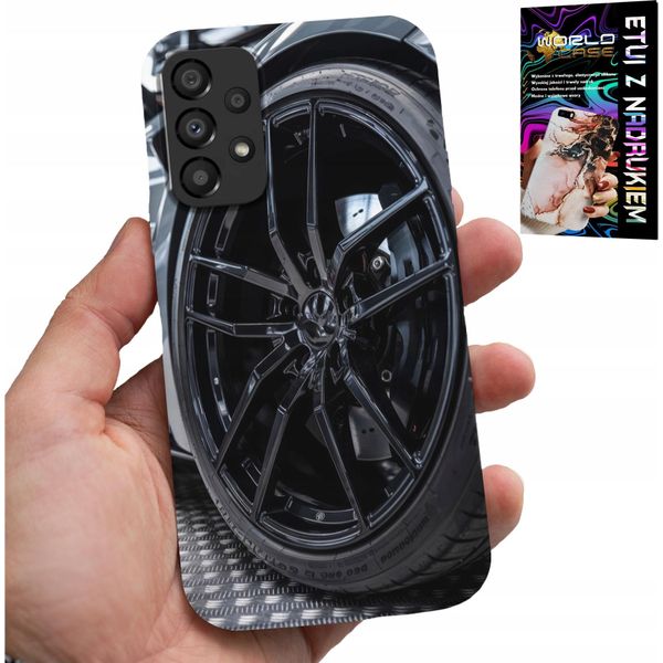 Custodia Per Samsung Galaxy A23 5G - Cerchio Auto Sportive Fan + Vetro-image