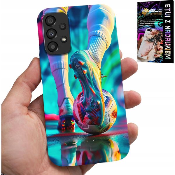 Custodia Per Samsung Galaxy A53 5G - Giocatori Di Calcio + Vetro-image