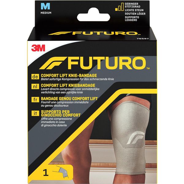 Futuro™ 76587DABI Futuro™ Kniebandage Comfort Lift 76587DABI, Gr. M Grau 36,8-43,2 Cm, 1 St.-image