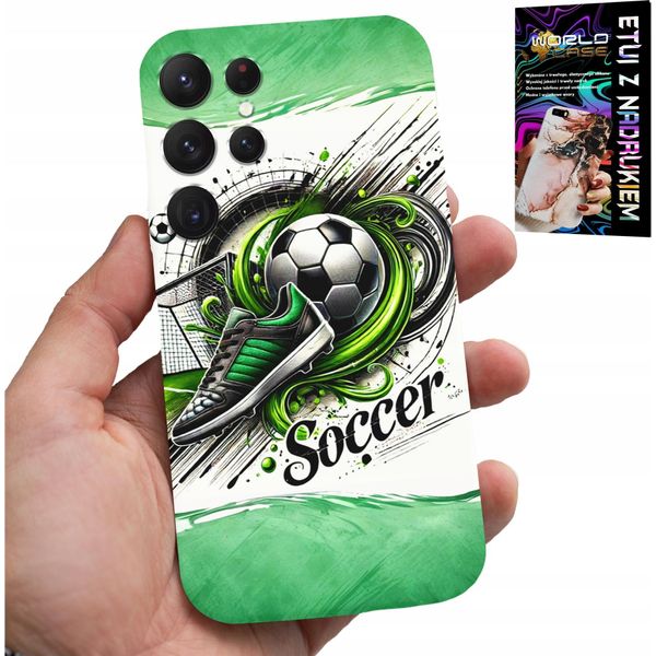Custodia Per Samsung Galaxy S25 Ultra - Calcio, Custodia Calcio + Vetro-image