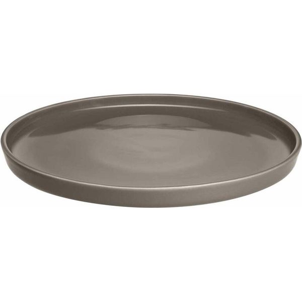 Leonardo Keramikteller Roma, Teller, FrüHstüCksteller, Speiseteller, Keramik, Taupe, 22 Cm, 027921-image