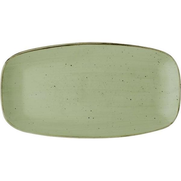 Churchill Stonecast Sage Green Chefs' Oblong Plate 355 Mm (6 Pezzi)-image