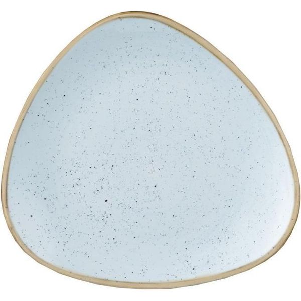 Piatto Triangolare Churchill Stonecast, Blu Uovo D'anatra, 315 Mm, (6 Pezzi)-image