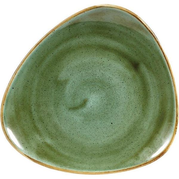 Piatti Triangolari Churchill Stonecast, Verde Samphire, 192 Mm (12 Pezzi)-image