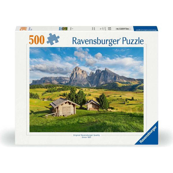 Ravensburger Dolomitenidylle Seiser Alm, Puzzle, Erwachsenenpuzzle, 500 Teile, 12001383-image