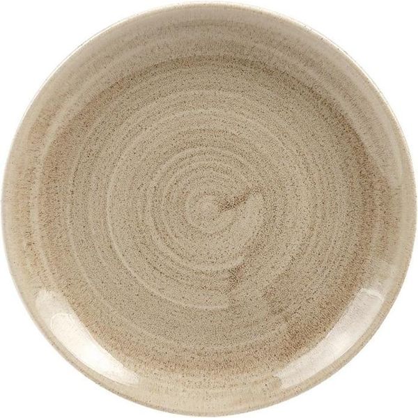 Churchill Stonecast Patina Antique Taupe Coupe Plate Taupe 165 Mm (12 Pezzi)-image