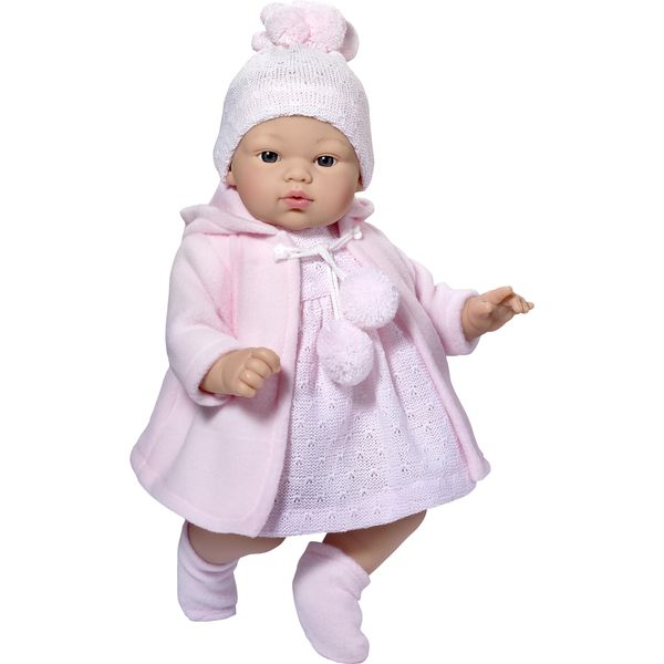 Rappa Bambola Realistica Di Asivil Dalla Spagna Rosa 36 Cm-image