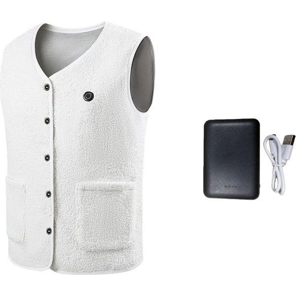 Inf Gilet Riscaldato A 8 Zone Con Batteria 10000Mah - Controllo Temperatura Usb Xl-image