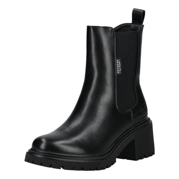 Stiefelette Dockers By Gerli "Dockers By Gerli Stiefelette Lederimitat", Damen, Gr. 40, Schwarz, Lederimitat, Schuhe Stiefelette-image