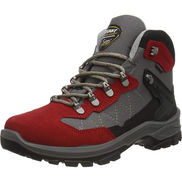 Grisport - Scarpe Da Trekking Da Donna "Excalibur"", In Pelle Scamosciata GS158 (41 Eu) (Rosso)"-image