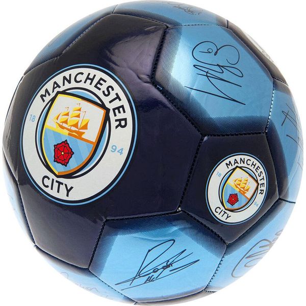 Manchester City Fc - Calcio Con Firme TA10981 (5) (Blu/Marino)-image