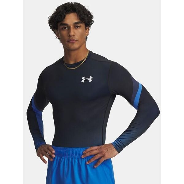 Under Armour Ua Heatgear Sub Crew Ls - Blue Atlantis, GrößE:S-image