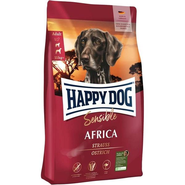 Happydog Sensible 4Kg Africa Con Struzzo-image