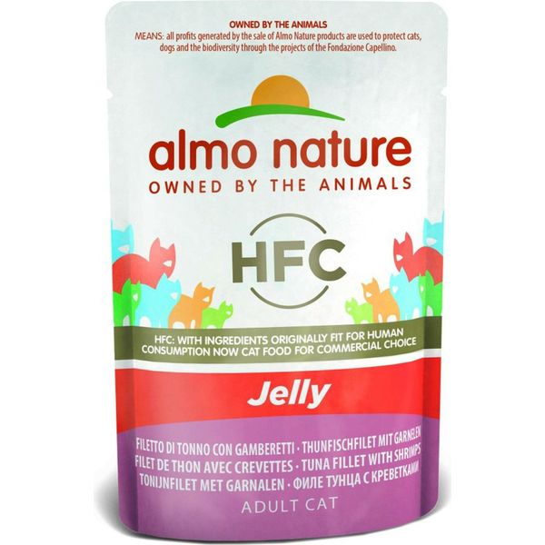 Almo Nature Hfc Jelly Tonno E Gamberetti 55Gx24-image