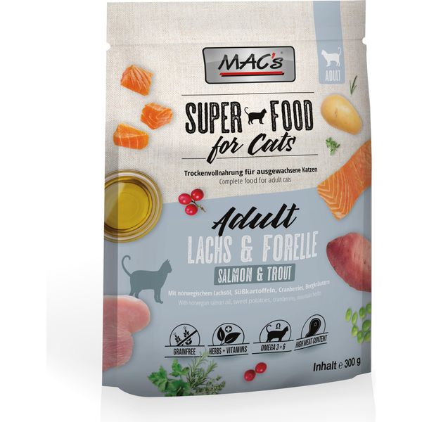 Mac's Cat 300G Cat Adult Salmone & Trota-image