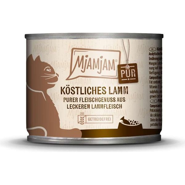 Mjamjam Carne Pura Godimento Delizioso Agnello Puro 200Gx6-image
