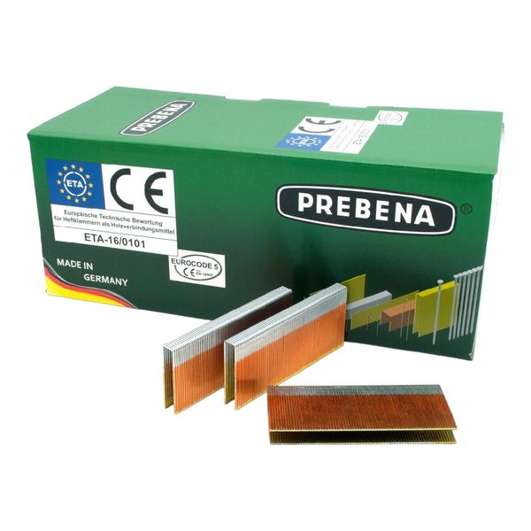 Prebena Z50CSVHA-ETA Graffette 50 Mm Tipo Z 9500 Pezzi Zincate E Resinate-image