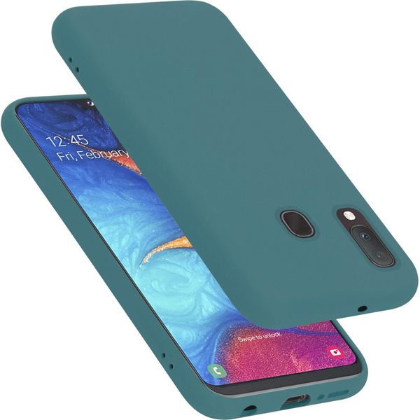Cadorabo Custodia Protettiva Per Samsung Galaxy A10E / A20E Custodia In Verde Cellulare Custodia Cover Tpu Etui-image