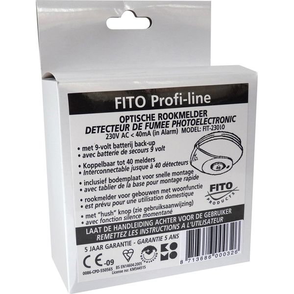 Fito - Rivelatore Di Fumo Fito Optical 230V | 1 Pezzo-image