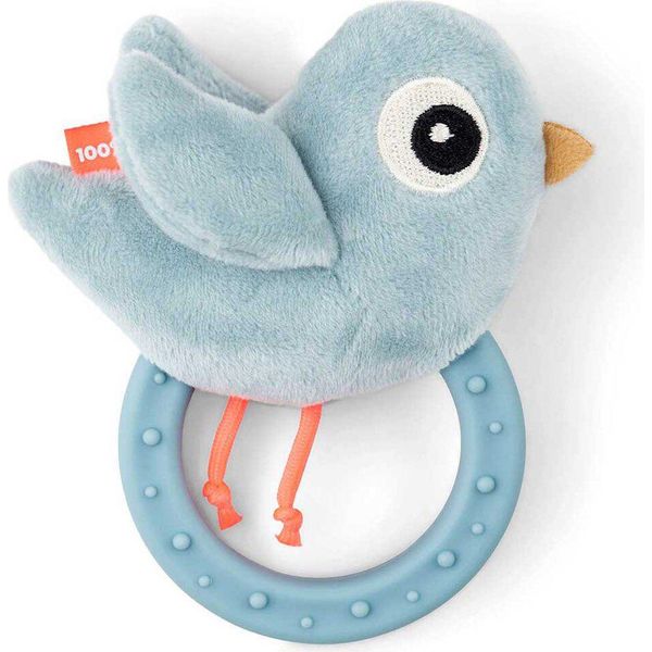 Sonaglio Con Anello Per La Dentizione Birdee Blue (40832408)-image